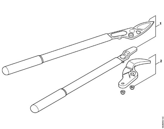 Filler nozzle for fuel mix - Å karje za rezanje vej F231 della Marca Stihl